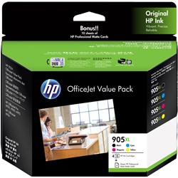 HP INK CARTRIDGE 905XL Value Pack 
