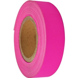 RAINBOW STRIPPING ROLL RIBBED 25mmx30m Hot Pink 