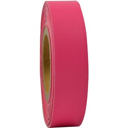 RAINBOW STRIPPING ROLL RIBBED 25mmx30m Pink 