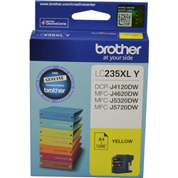 Brother LC-235XLY High Yield Ink Cartridge Yellow