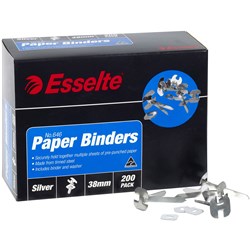 ESSELTE PAPER BINDERS No. 646 - 38mm Box of 200 