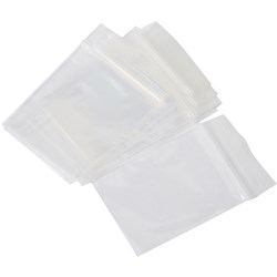 CUMBERLAND RESEALABLE PLASTIC Bag 50x50mm Pack of 100  