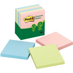 POST-IT 5416RPAP GREENER NOTES Pastel Pack of 6