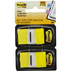 POST-IT 680-5-24CP FLAGS Cabinet Pack Yellow 25x43mm Pack of 24