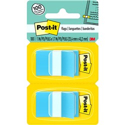 POST-IT 680-BE2 FLAGS 25x43mm Blue - Twin Pack 