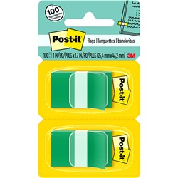 POST-IT 680-GN2 FLAGS 25x43mm Green - Twin Pack  