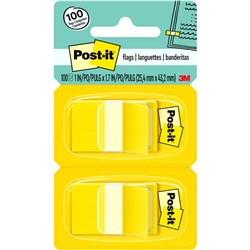 POST-IT 680-YW2 FLAGS Yellow 25x43mm - Twin Pack 