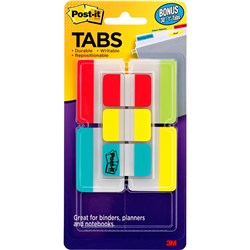 POST IT DURABLE INDEX TABS 686-VAD2 50mm, 25mm Colour Pack of 7