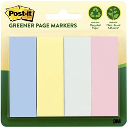 POST-IT PAGEMARKERS Greener Page Markers Pack of 5