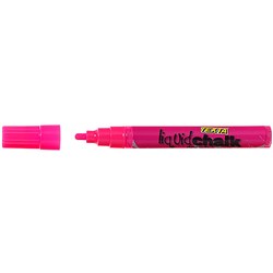 Texta Liquid Chalk Marker Dry Wipe Bullet 4.5mm Nib Pink 