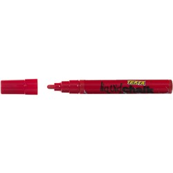 TEXTA LIQUID CHALK MARKER Bullet 4.5mm Nib Red Dry Wipe Glossy Surfaces