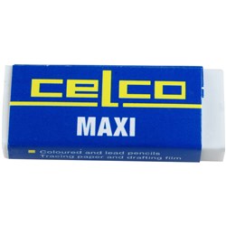 CELCO MAXI ERASER For Coloured & Lead Pencils 