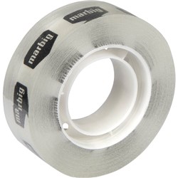 MARBIG OFFICE TAPE 18mmx33m Clear Roll