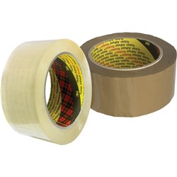 SCOTCH 370 PACKAGING TAPE 36mmx75m Brown Roll