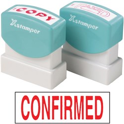 XSTAMPER -1 COLOUR -TITLES A-C 1543 Confirmed Red 