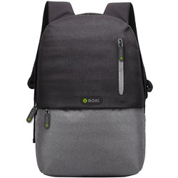 MOKI Odyssey BackPack Fits up to 15.6 Laptop Black / Grey